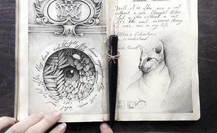 Cùng ngắm nhìn những bức tranh phác họa của nghệ sĩ người Nga, mang hơi hướng cổ điển và đẹp đến ngỡ ngàng