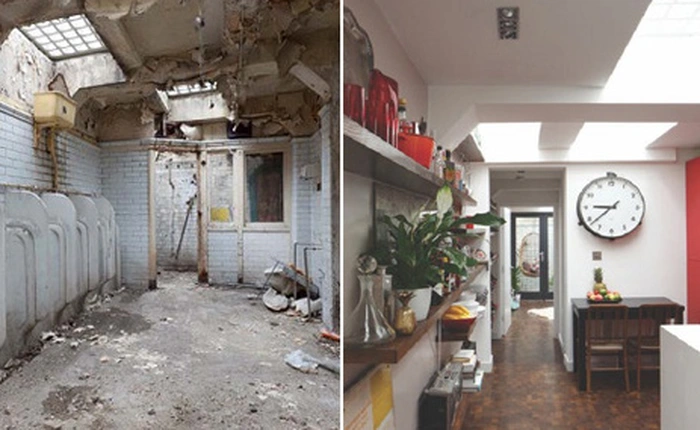 Từ khu nhà vệ sinh bẩn thỉu hoang phế gần 40 năm, nữ KTS người Anh đã cải tạo nó thành căn nhà đẹp đến khó tin