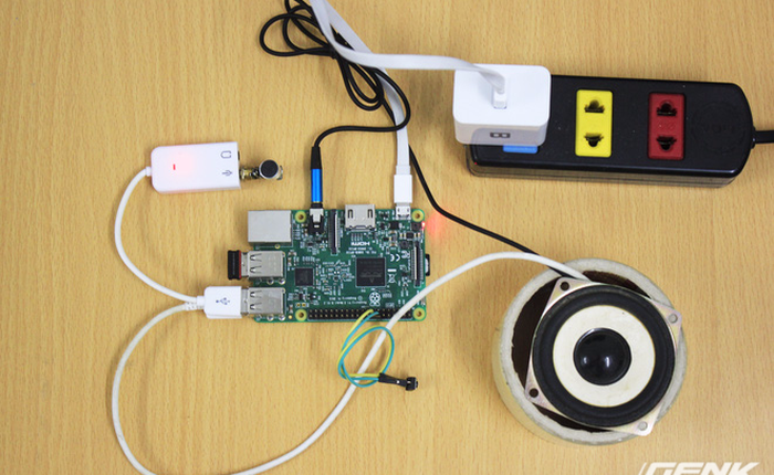 Hướng dẫn bạn đọc chế loa Google Home bằng Raspberry 3 đơn giản, giá bằng 1/3 loa xịn