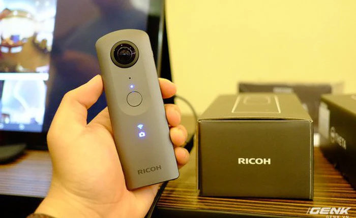 Thiết bị chụp ảnh 360 độ Ricoh Theta V chính thức về Việt Nam, giá 11 triệu đồng