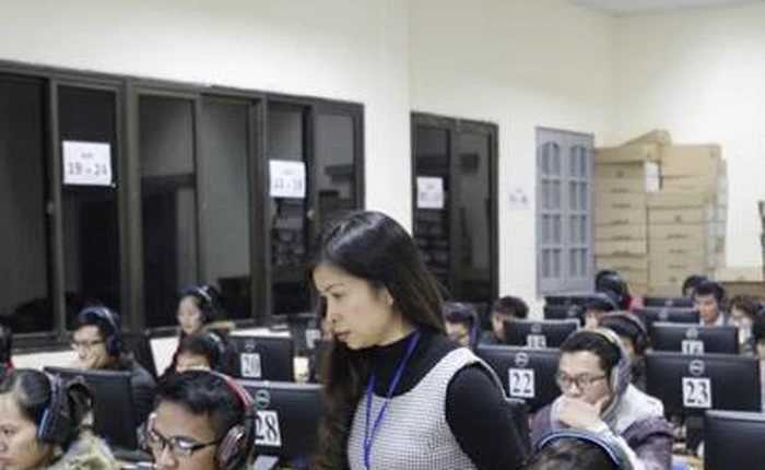Phần mềm thi đánh giá năng lực ngoại ngữ trên máy tính phải có bản quyền