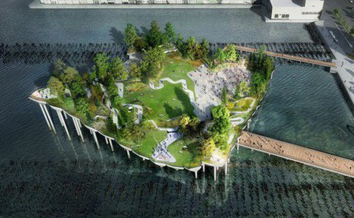 Công viên nổi 250 triệu USD giữa New York của trùm truyền thông Mỹ