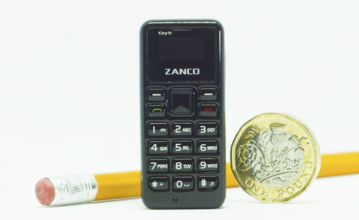 Zanco Tiny T1: Điện thoại nhỏ nhất thế giới, trang bị màn hình OLED, nặng chỉ 13g, giá bán dự kiến 1,2 triệu đồng