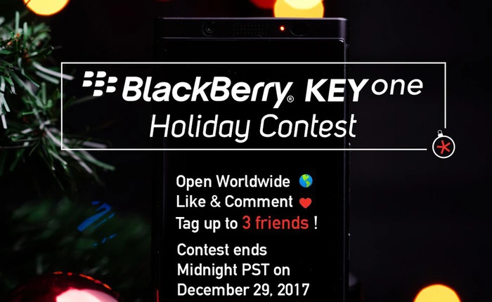 BlackBerry đang tặng miễn phí KEYone Black Edition giá 16 triệu đồng cho fan may mắn, cách tham gia cực kỳ đơn giản