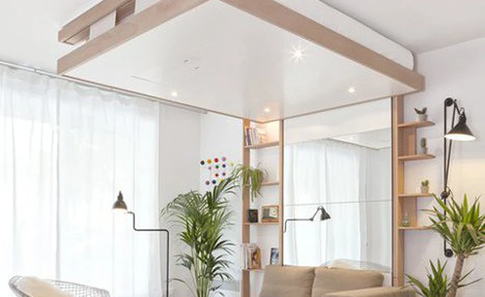 Chiếc giường ngủ biết "biến hình" cực độc cho nhà nhỏ