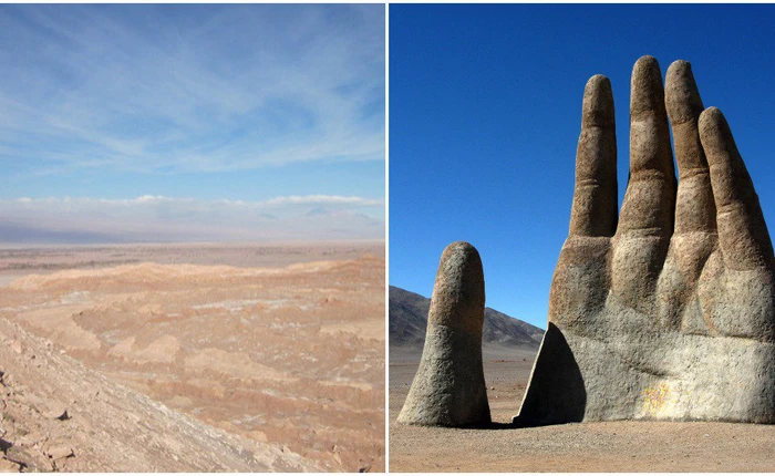 Tại sa mạc khô cằn nhất thế giới ẩn chứa một bàn tay khổng lồ như đang "kêu cứu"