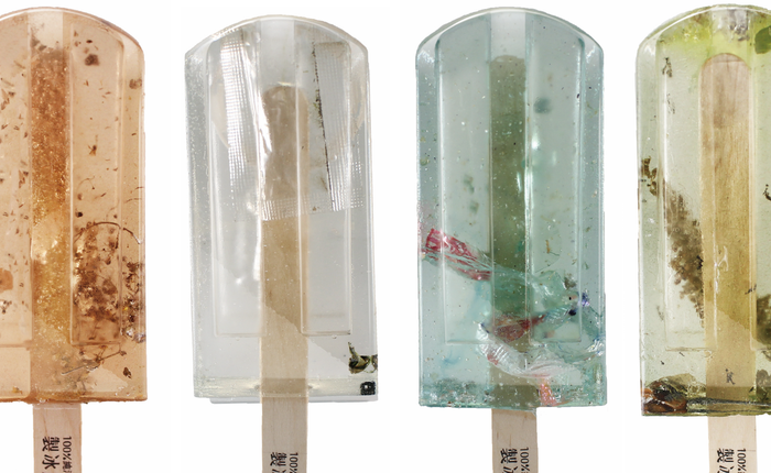 Những que kem này trông rất ngon và đẹp mắt nhưng không ai dám ăn vì chúng được làm 100% từ... rác thải