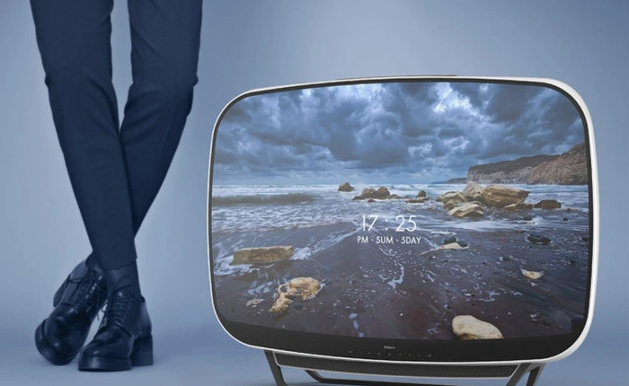 Hết iPhone, MacBook Pro giờ đến TV cũng được thiết kế theo phong cách retro cổ điển