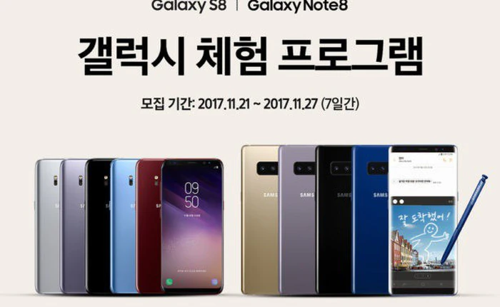 Samsung ra mắt chương trình đặc biệt cho iFan dùng thử Note 8 trong 1 tháng liền, nếu chuyển sang Galaxy thì tặng thêm quà