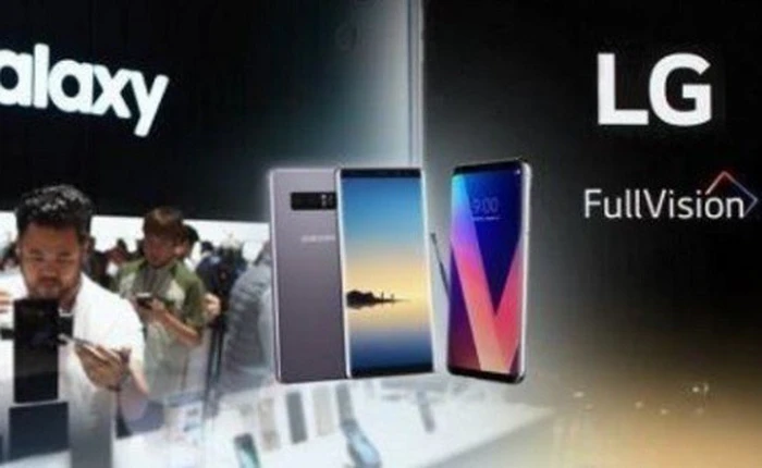 Năm 2017: Samsung vượt qua khủng hoảng, LG tiếp tục lún sâu vào thị trường smartphone đang ảm đạm