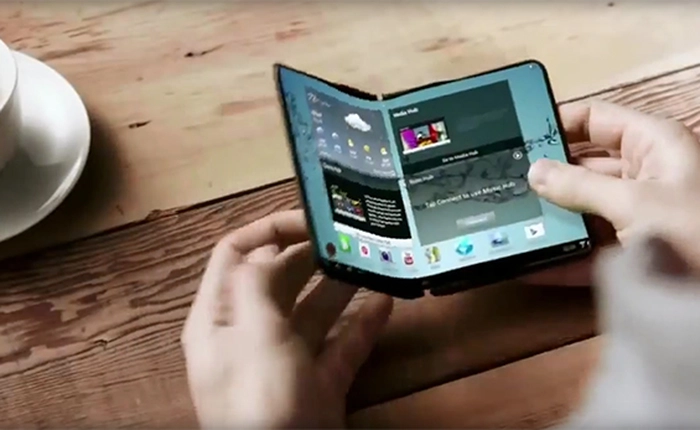 Lộ diện smartphone Galaxy X có thể gập được của Samsung