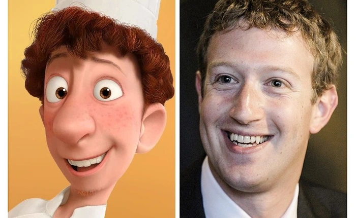 Thật thú vị khi các nhân vật phim hoạt hình lại giống với người thật ngoài đời đến vậy