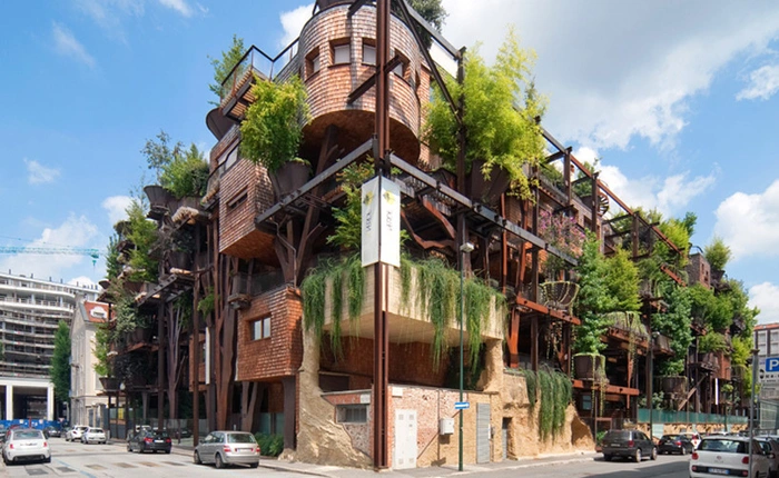 "Nhà trong cây" khác lạ ở Ý: Vừa lọc không khí vừa giảm tiếng ồn