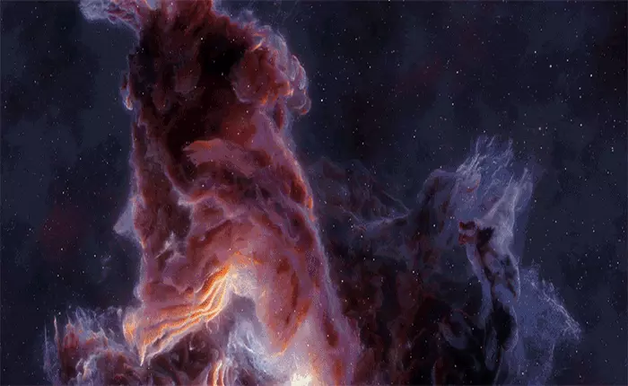 Bạn sẽ có cảm giác như lạc vào vũ trụ vô tận với đoạn video được dựng từ máy tính này