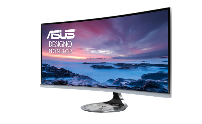 ASUS giới thiệu màn hình cong DESIGNO CURVE MX34VQ mới: Tỉ lệ 21:9, độ phân giải 4K, tích hợp sạc không dây chuẩn Qi Wireless ở chân đế