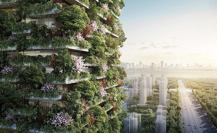 Trung Quốc sắp có "khu rừng thẳng đứng" đầu tiên tại châu Á: hơn 3.500 cây, tạo ra 60kg oxy mỗi ngày