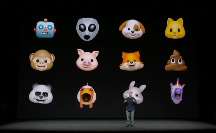Apple cho biết tính năng siêu hay Animoji có thể hoạt động với iPhone 8/8 Plus nhưng tất nhiên là không ngon đâu