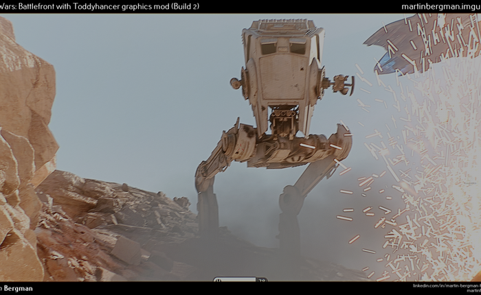 Bạn sẽ ngỡ ngàng khi biết rằng những hình ảnh trông như thật này lại là từ game Star Wars Battlefront