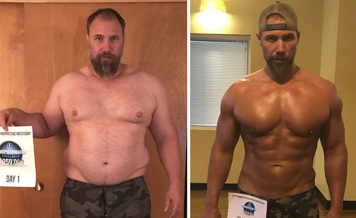 Dẫn con đi chơi nhưng thở không ra hơi, ông bố béo quyết tập gym 6 tháng, nhận được kết quả xứng đáng