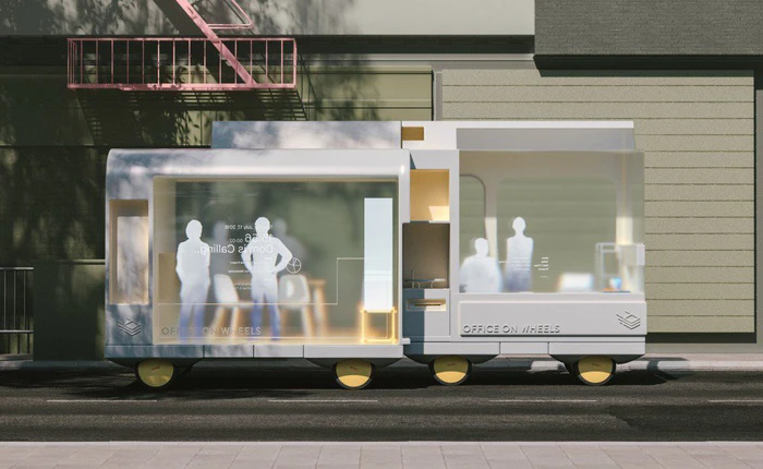 IKEA thiết kế phương tiện tự lái kết hợp quán cafe, phòng ngủ và cả phòng họp phục vụ công việc