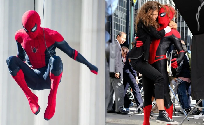 Tom Holland khoe chiến bào mới nhân dịp "Spider-Man 2: Far From Home" đóng máy