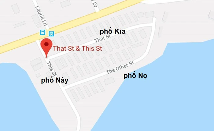 Mở Google Maps lên mà xem Canada đặt tên đường: Phố Này, phố Nọ và phố Kia