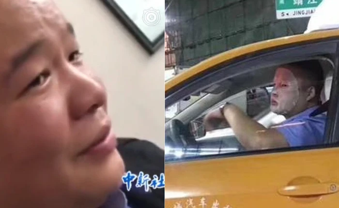 Bị "treo niêu" vì vừa lái xe vừa đắp mặt nạ, tài xế phân trần: "Làm đêm da dẻ xấu lắm"