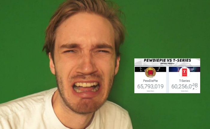Một kênh YouTube chẳng mấy người để ý sắp hạ bệ PewDiePie vào tuần sau