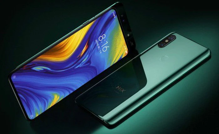 Xiaomi trình làng Mi MIX 3, màn hình chiếm 93,4% mặt trước, thiết kế trượt thủ công bằng nam châm, bản đặc biệt 10 GB RAM giá 16,7 triệu