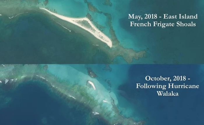 Bạn không thể xem thường sức mạnh của một cơn bão, nó có thể cuốn bay cả một hòn đảo!