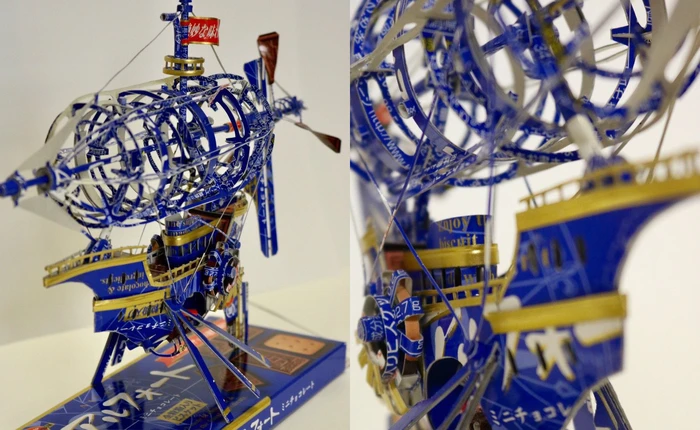 Tưởng chỉ vứt đi, bao bì bánh kẹo bỗng hóa tác phẩm nghệ thuật qua bàn tay của anh chàng Nhật