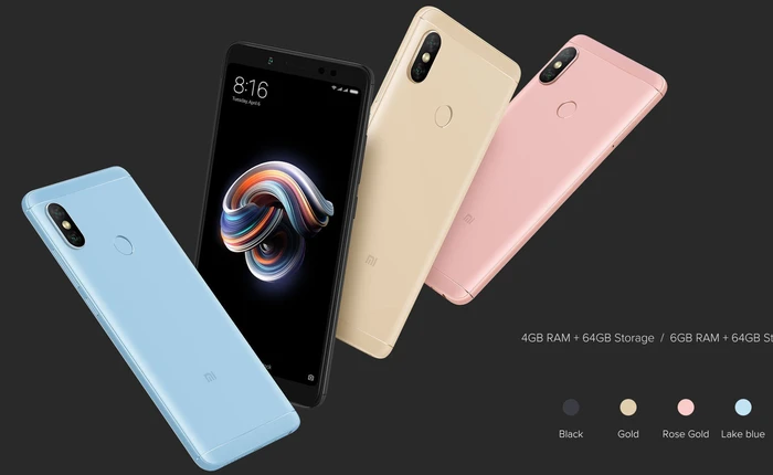 Xiaomi ra mắt Redmi Note 5 Pro: Snapdragon 636, camera kép dọc như iPhone X