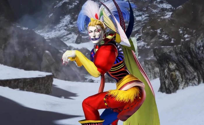 Đại ác nhân Kefka trong Final Fantasy VI đẹp trai bất ngờ khi xoá bỏ lớp sơn trang điểm