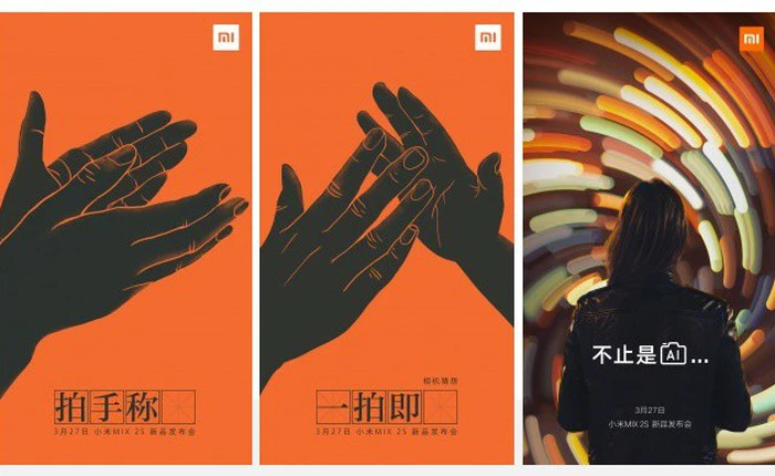 Xiaomi gợi ý tính năng bí ẩn của camera Mi Mix 2s qua hình ảnh vỗ tay