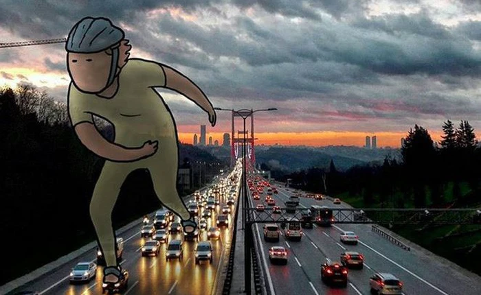 Chùm ảnh độc đáo: Cuộc sống của người khổng lồ sẽ ra sao nếu họ tồn tại ngay bên cạnh chúng ta?