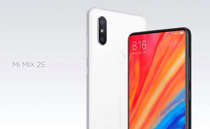 Xiaomi chính thức trình làng Mi MIX 2S, phiên bản iPhone X không có tai thỏ, giá bằng một nửa