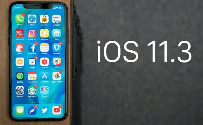 Apple chính thức phát hành iOS 11.3, cho phép người dùng tắt tính năng làm chậm máy khi pin chai, bổ sung thêm Animoji mới, cải thiện pin và hiệu năng