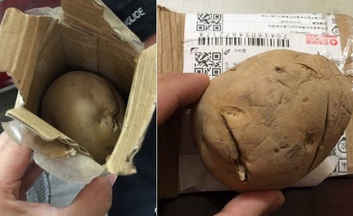 Anh chàng hí hửng đặt mua dao cạo râu 0 đồng, được ngay củ khoai tây