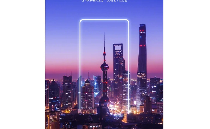 Teaser quảng cáo mới tiết lộ màn hình gần như không viền của Mi MIX 2S