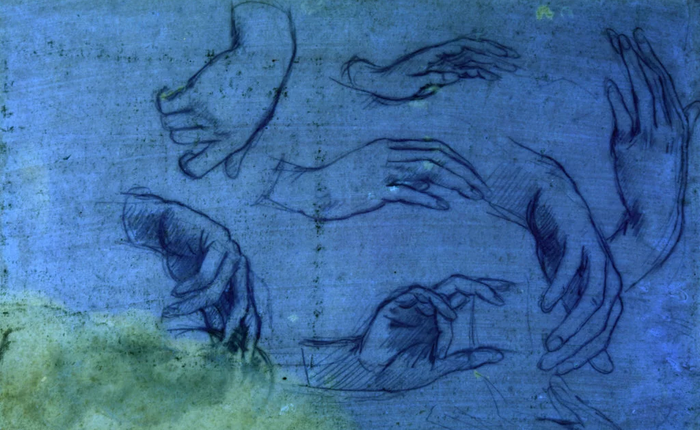 Phải dùng đến tia hồng ngoại, người ta mới phát hiện ra tác phẩm của Leonardo da Vinci ẩn giấu ngay dưới tờ giấy tưởng như trống trơn