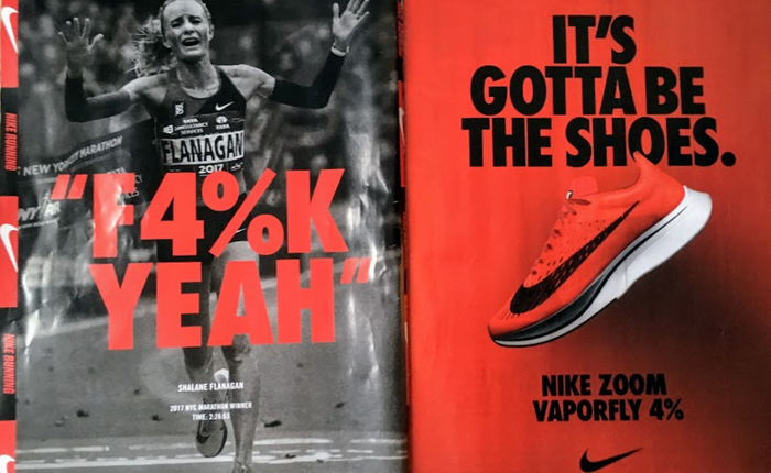 Quảng cáo Nike Zoom Vaporfly 4%: Khi đôi giày được nhà vô địch marathon yêu quý đến nỗi đi tắm cũng không cởi ra