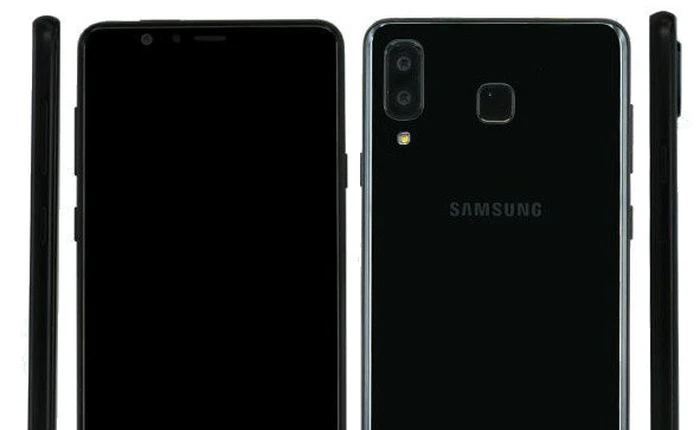 Smartphone lạ của Samsung với camera kép xếp dọc giống iPhone X xuất hiện trên TENAA