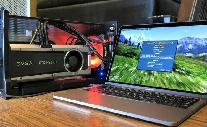 Test eGPU trên MacBook Pro: AMD Radeon RX 580 mạnh gấp đôi GPU của MacBook Pro bản cao cấp nhất