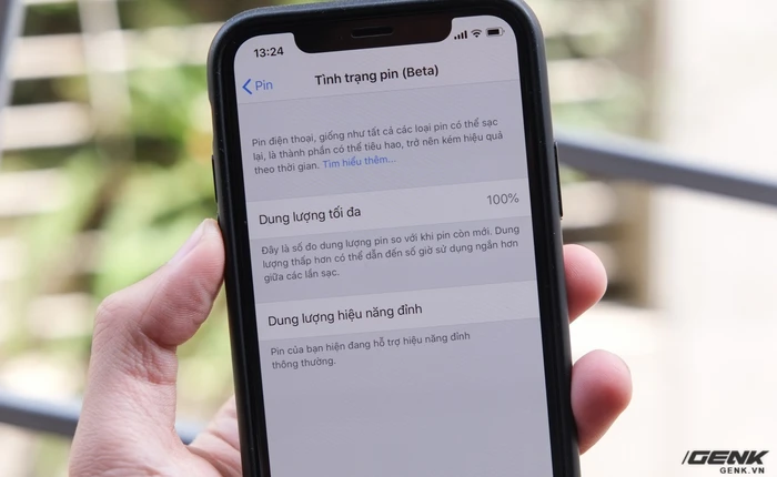 iPhone thay pin lô sẽ không thể kiểm tra tình trạng pin trên iOS 11.3
