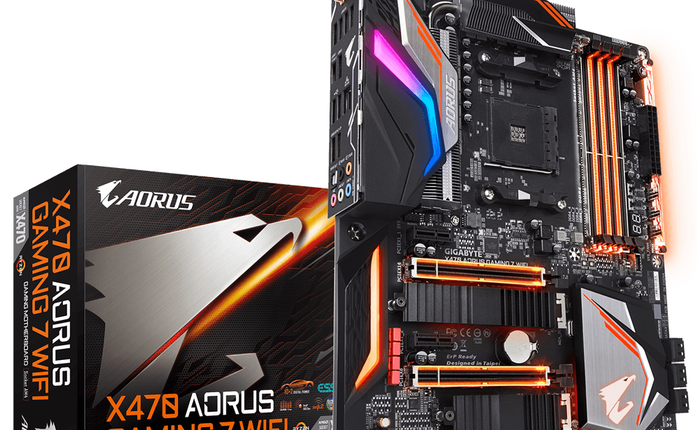 Gigabyte ra mắt loạt bo mạch chủ AORUS X470, hỗ trợ tối đa CPU Ryzen thế hệ thứ 2 của AMD