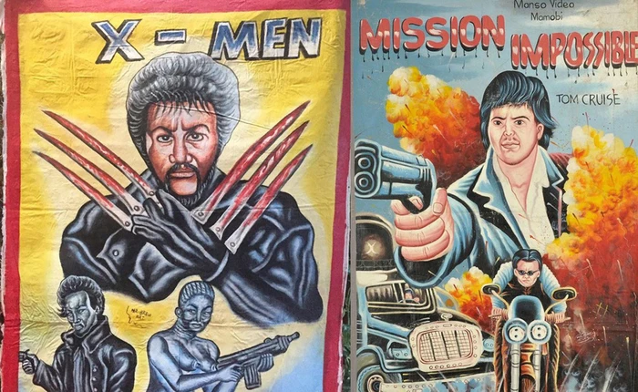 Poster phim Hollywood vẽ tay theo phong cách châu Phi "xấu đến mức đẹp tuyệt vời"