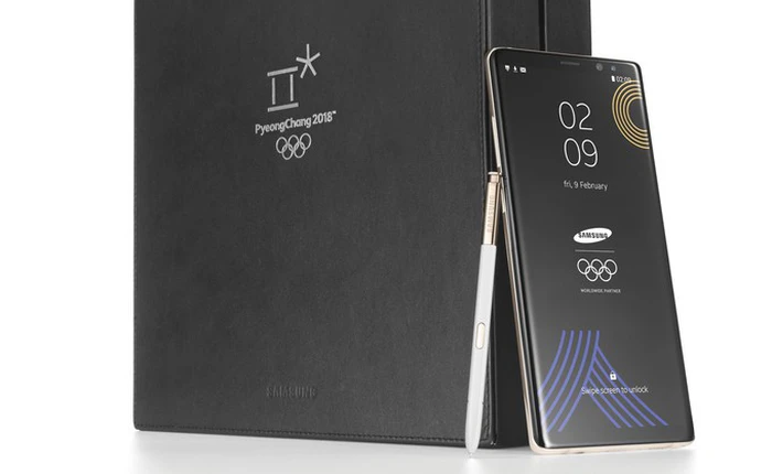 Samsung tặng hơn 4.000 chiếc Galaxy Note 8 phiên bản đặc biệt cho các vận động viên tham dự Thế vận hội Mùa Đông 2018