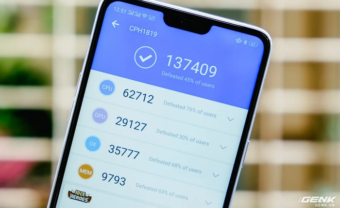 [Cập nhật] Vì sao Oppo F7 đạt điểm benchmark cao hơn hẳn các máy khác?