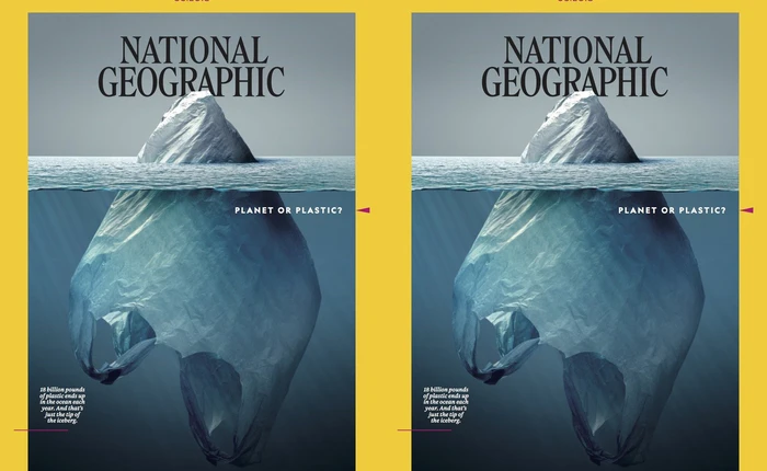 Bìa tạp chí với chủ đề rác thải nhựa của Nat Geo quá đỗi tuyệt vời, khiến Internet không ngừng nhắc đến nó