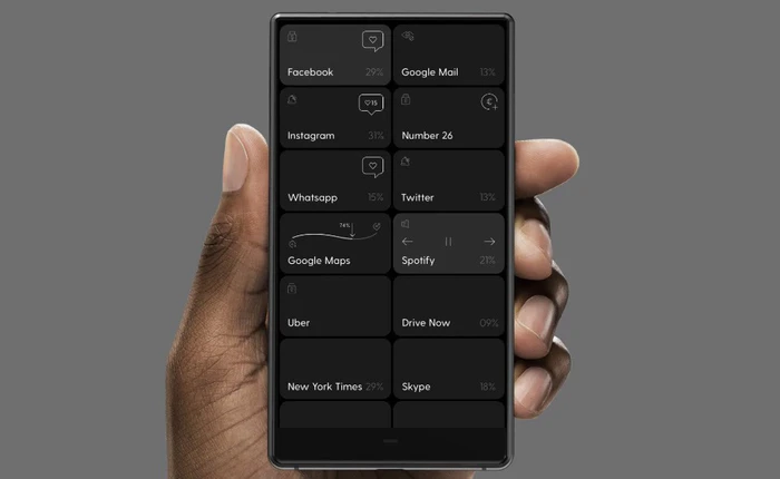 Smartphone này sở hữu thiết kế giao diện tối giản đến khó tin, giúp người dùng không bị phân tâm khi sử dụng